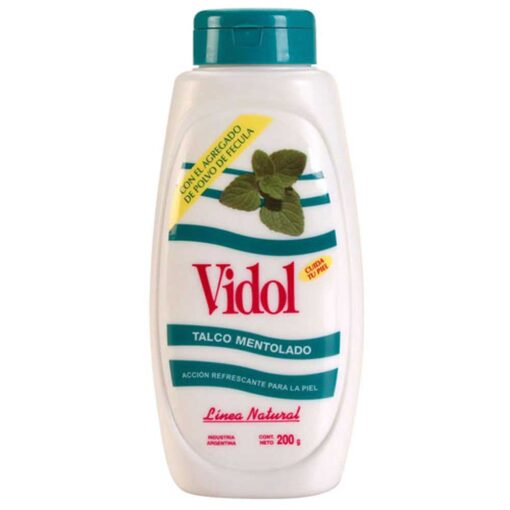 VIDOL TALCO MENTOLADO x200 gr