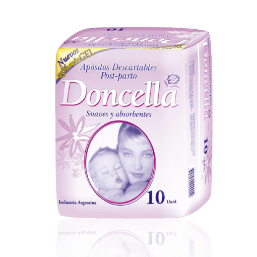 DONCELLA APÓSITOS POST PARTO X 10 UNIDADES