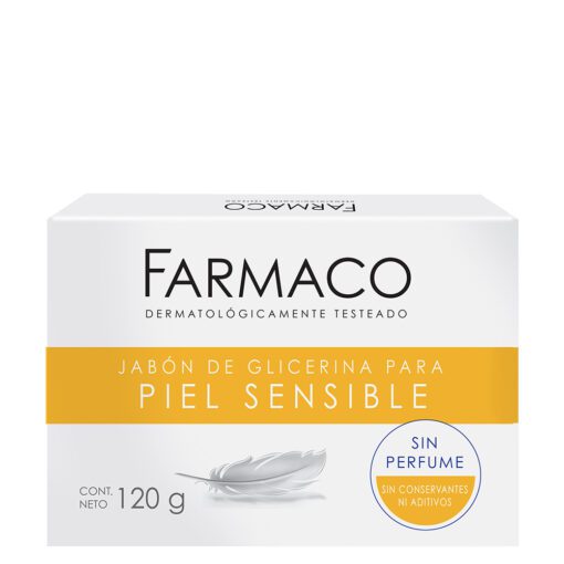 FARMACO JABÓN GLICERINA PIEL SENSIBLE X 120GR