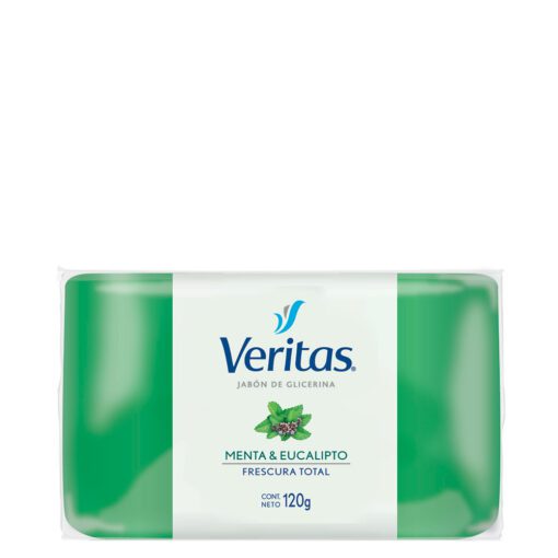 VERITAS JABÓN GLICERINA MENTA & EUCALIPTO X 120 GR