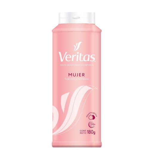 VERITAS TALCO CORPORAL MUJER EN POLVO X 180 GR