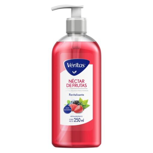 VERITAS JABÓN LÍQUIDO CON GLICERINA NÉCTAR DE FRUTAS X 250ML