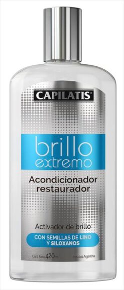 CAPILATIS LÍNEA BRILLO EXTREMO ACONDICIONADOR RESTAURADOR X 420 ML