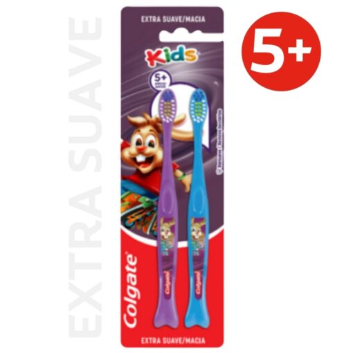 COLGATE CEPILLO DENTAL KIDS 2+ AÑOS DR. RABBIT
