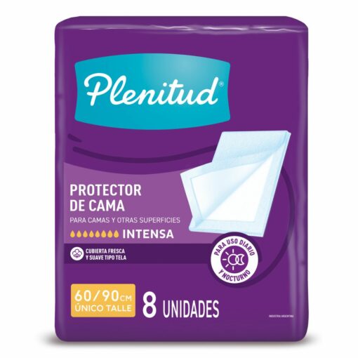 PLENITUD PROTECTOR DE CAMA 60 X 90 CM X 8 UNIDADES