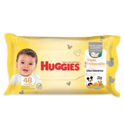 HUGGIES TOALLITAS HUMEDAS TRIPLE PROTECCION OLEO CALCAREO X 48 UNIDADES