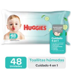 HUGGIES TOALLAS HÚMEDAS 4 EN 1 X 48 UNIDADES