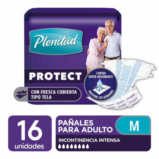 PLENITUD PROTECT PAÑALES PARA ADULTOS M X 16 UNIDADES