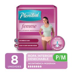 PLENITUD FEMME ROPA INTERIOR DESECHABLE P/M X 8 UNIDADES