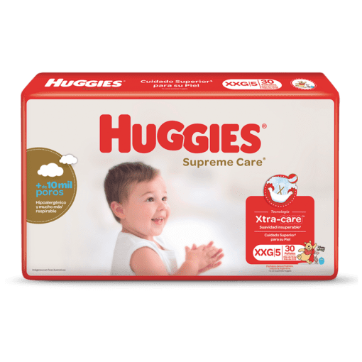 HUGGIES SUPREME CARE - ROJO XXG X 30