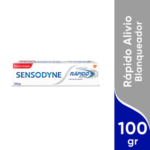 SENSODYNE PASTA DENTAL RÁPIDO ALIVIO PARA DIENTES SENSIBLES x100 gr