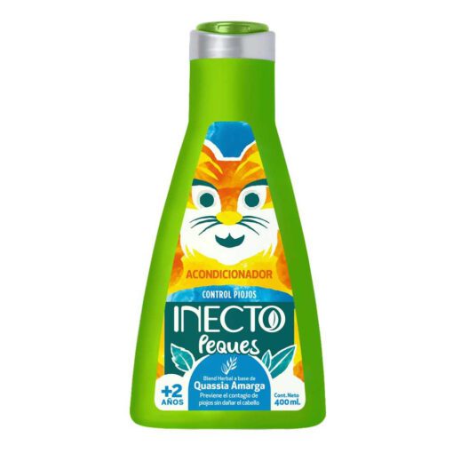 INECTO PEQUES ACONDICIONADOR CONTROL PIOJOS QUASSIA AMARGA X 400ML
