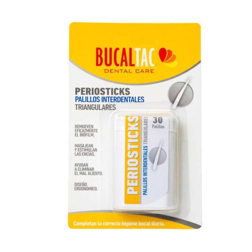 BUCAL TAC PERIOSTICKS PALILLOS INTERDENTALES X 30 UNIDADES