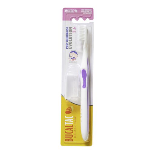 BUCAL TAC CEPILLO DENTAL EVOLUTION 3.6 POST QUIRURGICO CON CAPUCHON