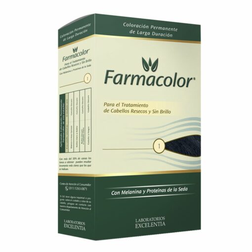 FARMACOLOR KIT TINTURA N° 1 NEGRO