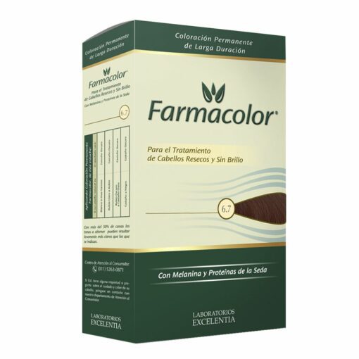 FARMACOLOR KIT TINTURA N° 6.7 CHOCOLATE
