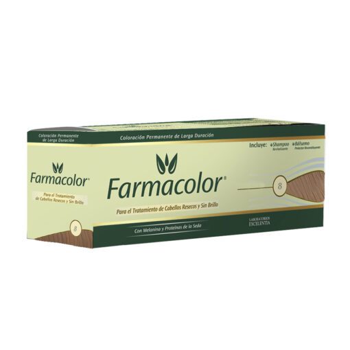 FARMACOLOR TINTURA N° 8 RUBIO CLARO