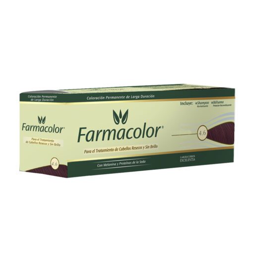 FARMACOLOR TINTURA 4.6 CASTAÑO ROJIZO INDIVIDUAL