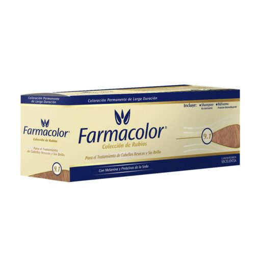 FARMACOLOR TINTURA N° 9.1 RUBIO MUY CLARO CENIZA