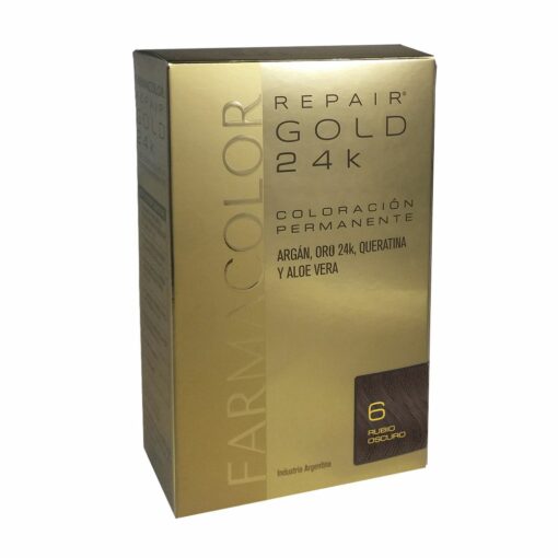 FARMACOLOR GOLD KIT TINTURA N° 6 RUBIO OSCURO