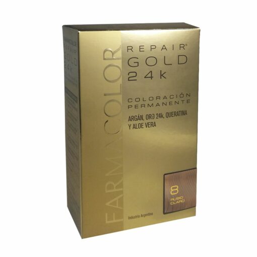 FARMACOLOR GOLD KIT TINTURA N° 8 RUBIO CLARO