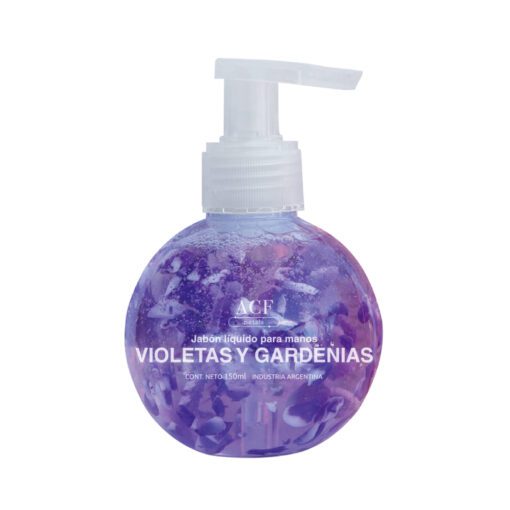ACF JABÓN LÍQUIDO PETALS VIOLETAS Y GARDENIAS x150 ml