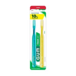 GUM CEPILLO DENTAL CLASSIC 211 TWIN Envase x2