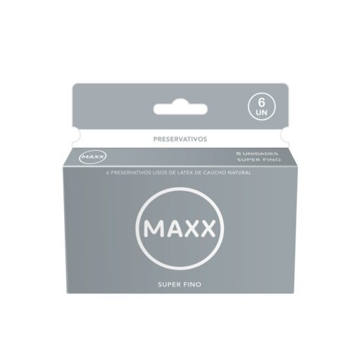 MAXX PRESERVATIVO SUPER FINO X 6 UNIDADES