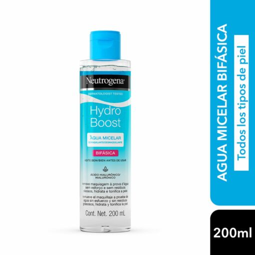 NEUTROGENA HYDRO BOOST AGUA MICELAR BIFASICA x 200 ml