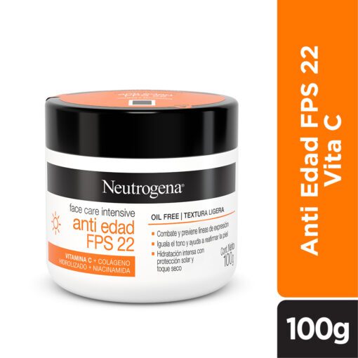 NEUTROGENA CREMA ANTIEDAD FPS22 FACE CARE INTENSIVE X 100 ML