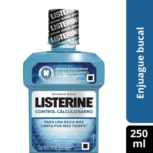 LISTERINE ENJUAGUE BUCAL ANTI SARRO x250 ml