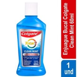 COLGATE ENJUAGUE BUCAL TOTAL 12 CLEAN MINT X 60 ML
