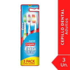 COLGATE CEPILLO DENTAL EXTRA CLEAN MEDIO 3X2