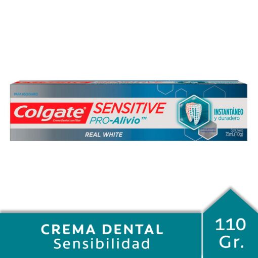 COLGATE CREMA DENTAL SENSITIVE PRO ALIVIO REAL WHITE