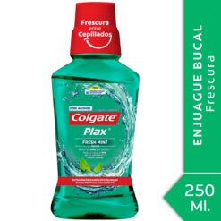 COLGATE ENJUAGUE BUCAL PLAX ZERO ALCOHOL FRESH MINT x250 ml
