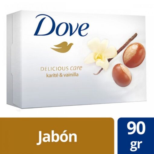 DOVE JABÓN KARITE Y VAINILLA X 90 GR