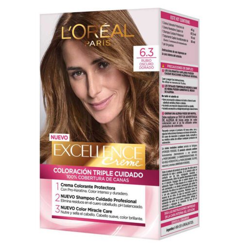 LOREAL EXCELLENCE 6.3 RUBIO OSCURO DORADO
