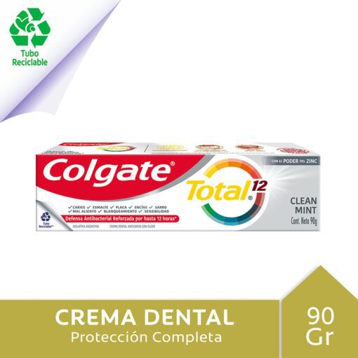 COLGATE PASTA DENTAL TOTAL 12 LIMPIEZA COMPLETA x90 gr