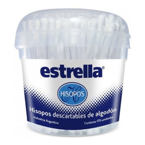 HISOPOS ESTRELLA POTE X 125 UNIDADES