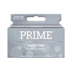 PRIME PRESERVATIVO GRIS SUPERFINO X 12 UNIDADES