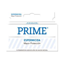 PRIME PRESERVATIVOS BLANCO ESPERMICIDA X 12 UNIDADES