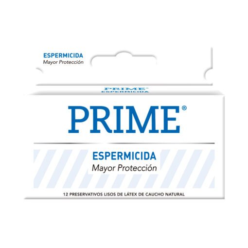 PRIME PRESERVATIVOS BLANCO ESPERMICIDA X 12 UNIDADES