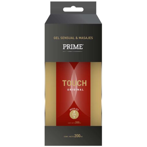 PRIME GEL ÍNTIMO TOUCH MASAJES 2 EN 1 X 200 ML