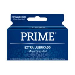 PRIME PRESERERVATOS AZUL LUBRICADOS X 12 UNIDADES