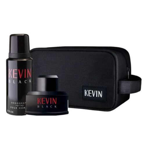 KEVIN BLACK NECESSAIRE EDT X 60 ML + DESODORANTE