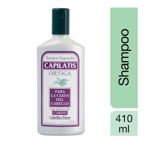 CAPILATIS LÍNEA ORTIGA SHAMPOO ENGROSADOR CON CARDO PARA CABELLOS FINOS X 410 ML