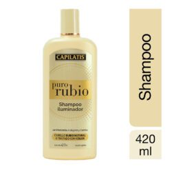 CAPILATIS LÍNEA PURO RUBIO SHAMPOO ILUMINADOR  X 420 ML
