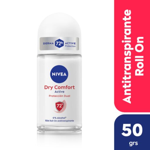 NIVEA DESODORANTE DRY COMFORT 48HS ROLL-ON x50 ml