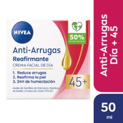 NIVEA CREMA FACIAL DE DÍA REAFIRMANTE +45 AÑOS X 50ML
