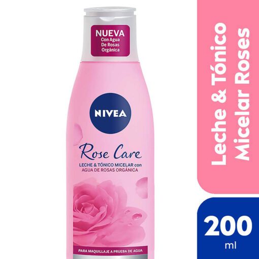 NIVEA ROSE CARE LECHE & TÓNICO MICELAR 2 EN 1